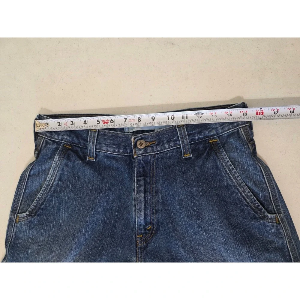 Levis SilverTab Carpenter Jeans Mens 30 Blue Denim Loose Distressed Destroyed
